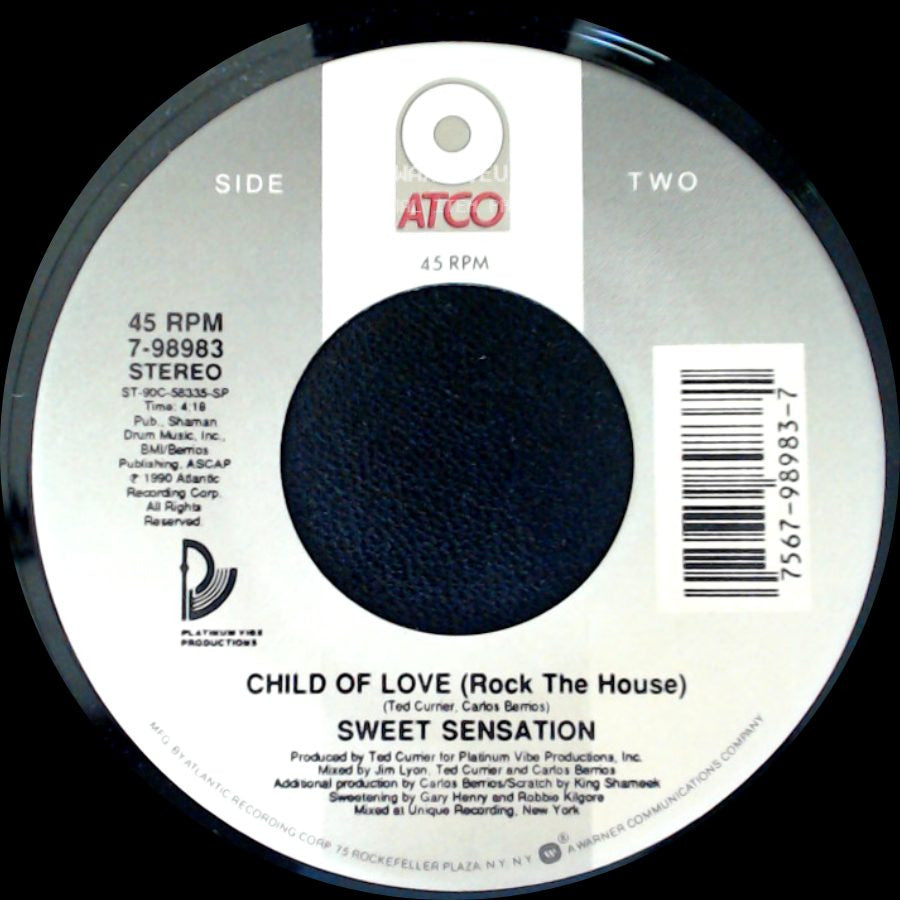 Sweet Sensation - Love Child / Child Of Love (Rock The House) side B