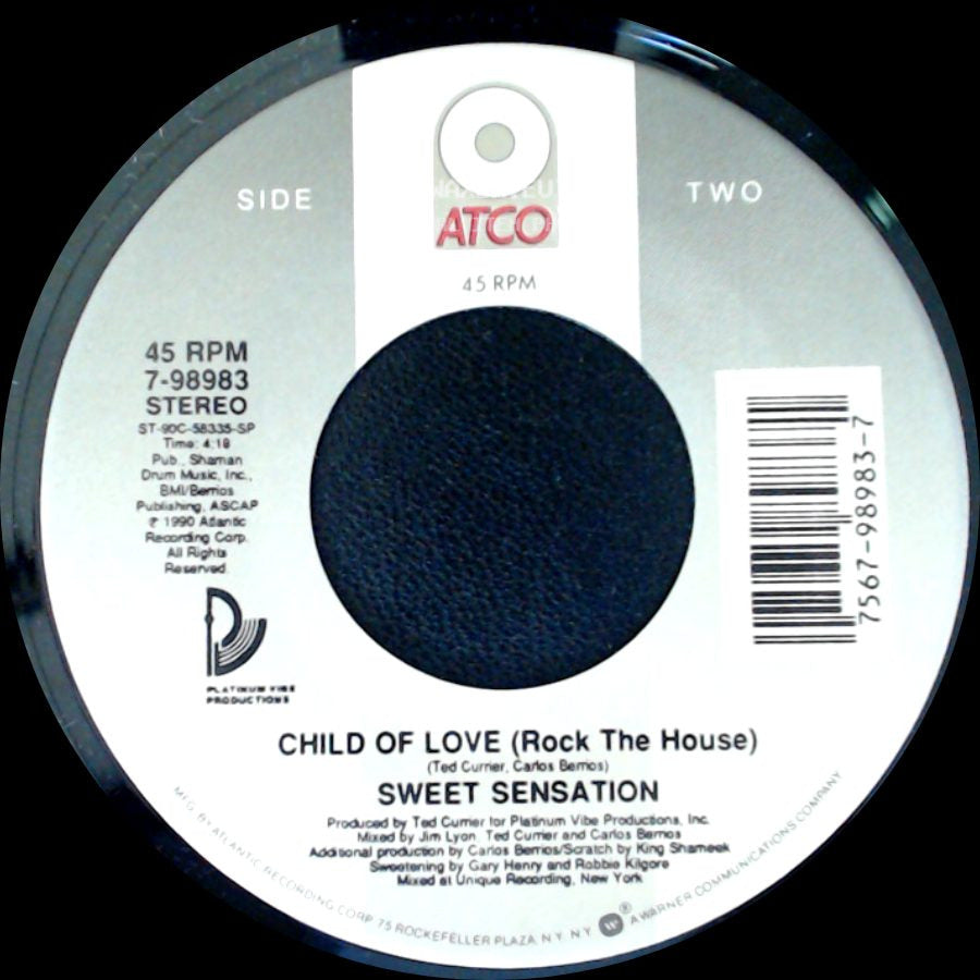 Sweet Sensation - Love Child / Child Of Love (Rock The House) side B
