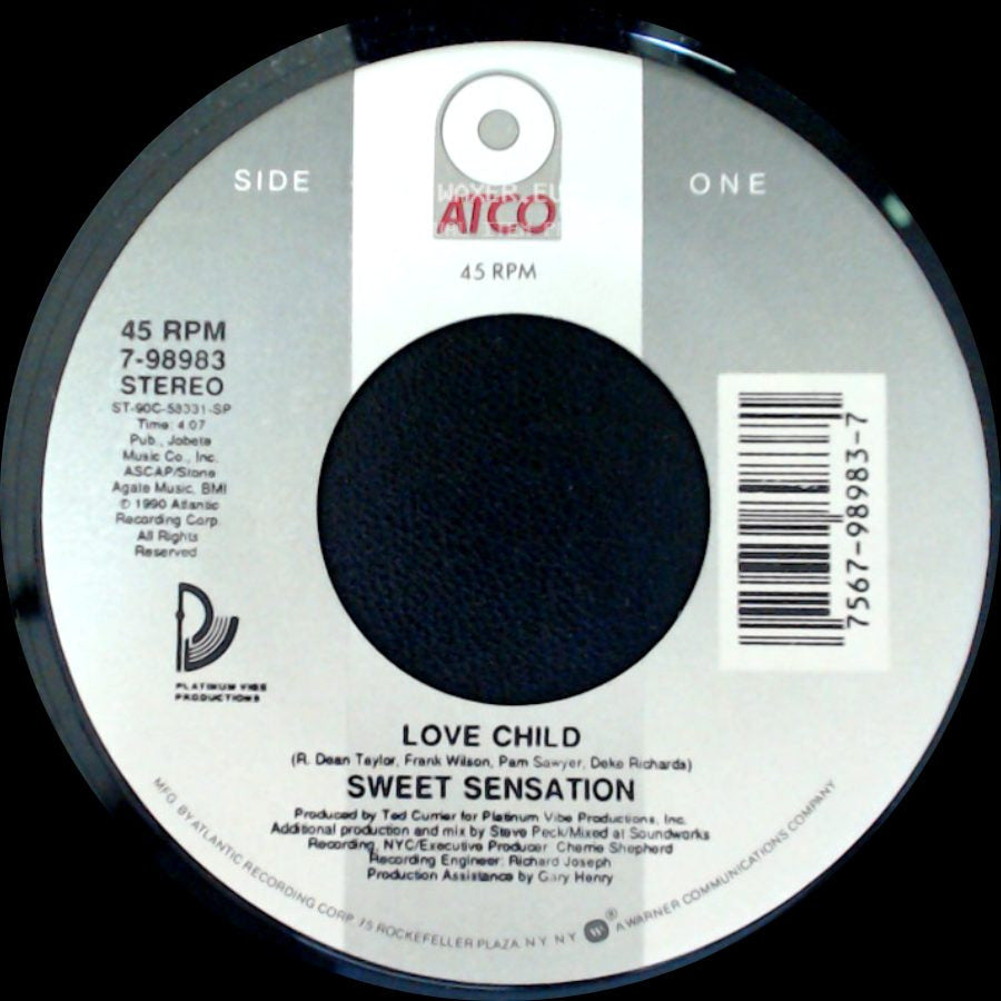 Sweet Sensation - Love Child / Child Of Love (Rock The House) side A
