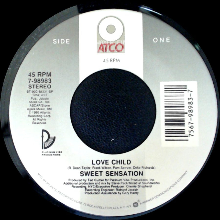 Sweet Sensation - Love Child / Child Of Love (Rock The House) side A