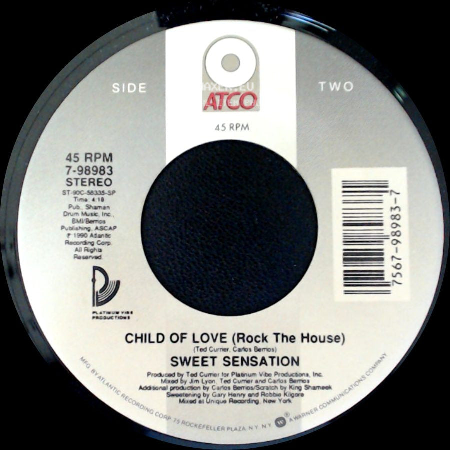 Sweet Sensation - Love Child / Child Of Love (Rock The House) side B