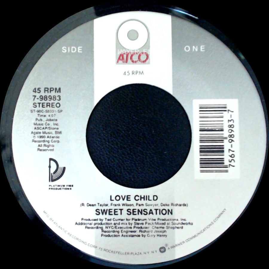 Sweet Sensation - Love Child / Child Of Love (Rock The House) side A