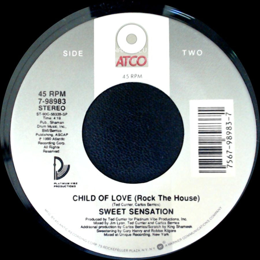 Sweet Sensation - Love Child / Child Of Love (Rock The House) side B