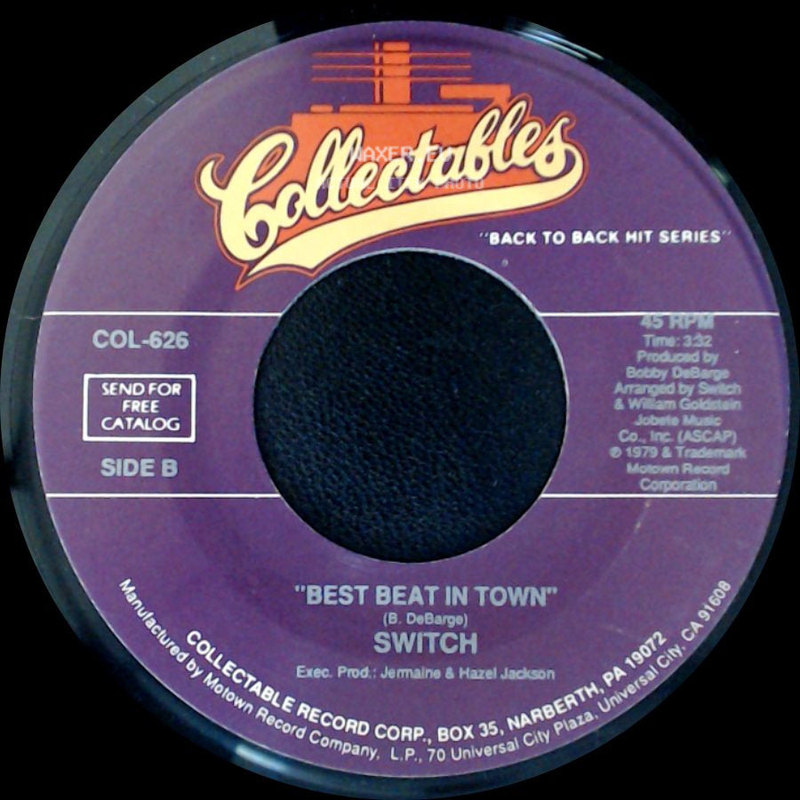 Switch - There'll Never Be / Best Beat In Town side B