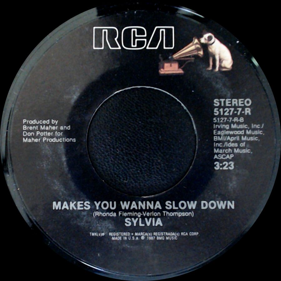 Sylvia - Makes You Wanna Slow Down / Straight From My Heart side A