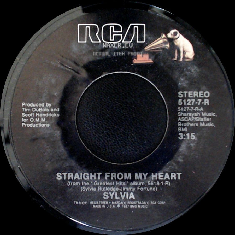 Sylvia - Makes You Wanna Slow Down / Straight From My Heart side B