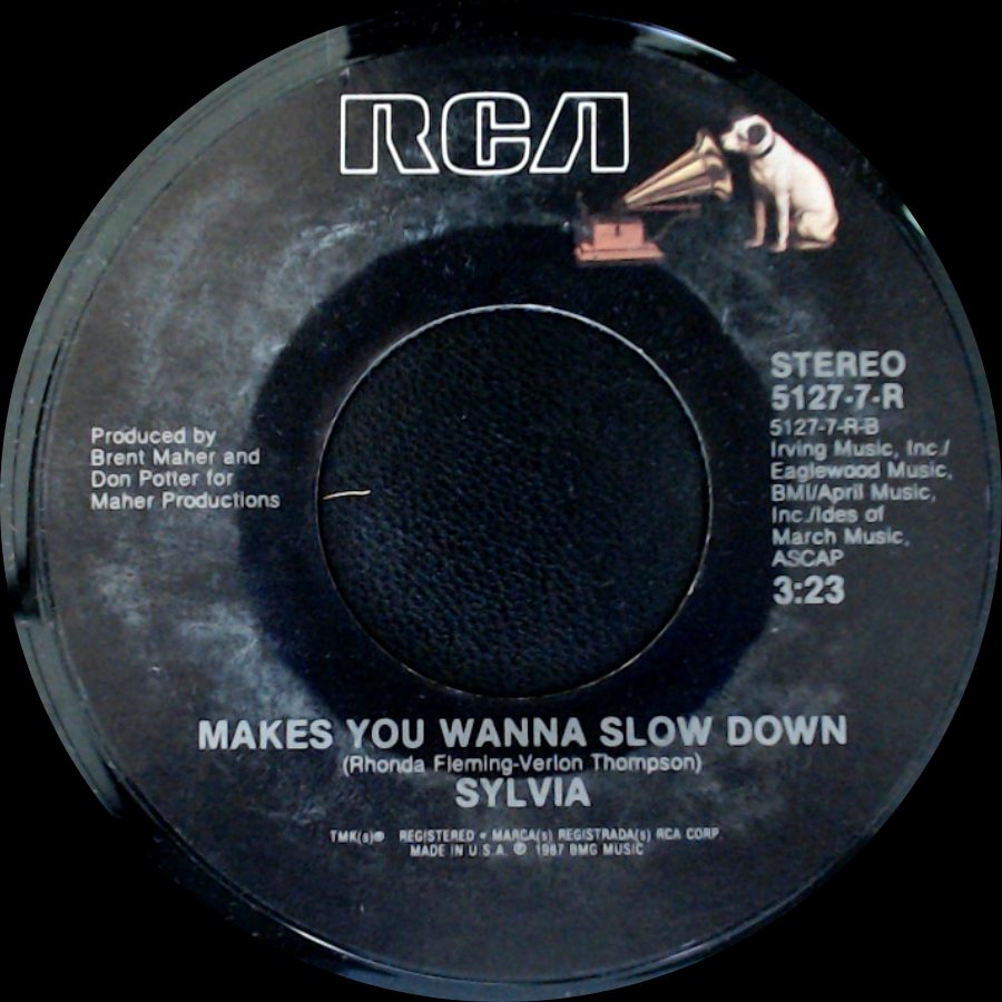 Sylvia - Makes You Wanna Slow Down / Straight From My Heart side A