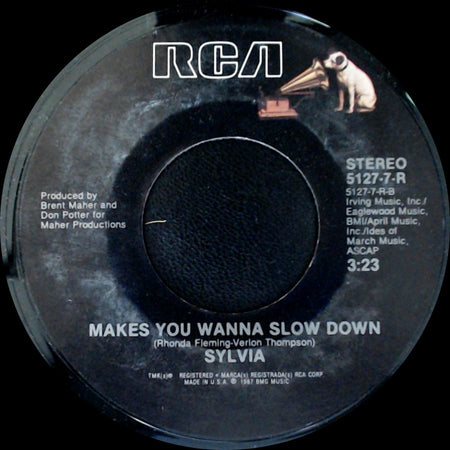 Sylvia - Makes You Wanna Slow Down / Straight From My Heart side A