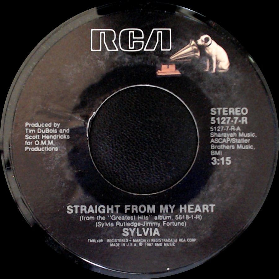 Sylvia - Makes You Wanna Slow Down / Straight From My Heart side B