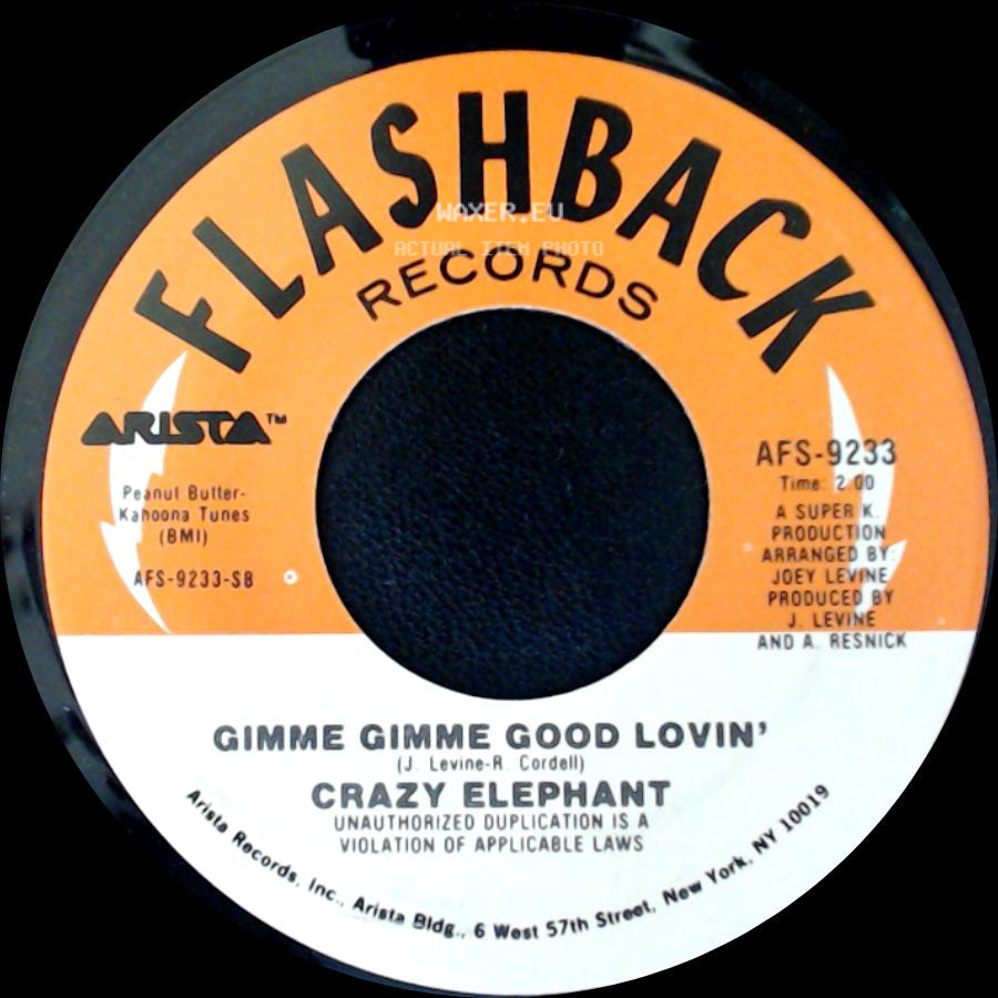 Crazy Elephant / Syndicate Of Sound - Gimme Gimme Good Lovin' / Little Girl side A