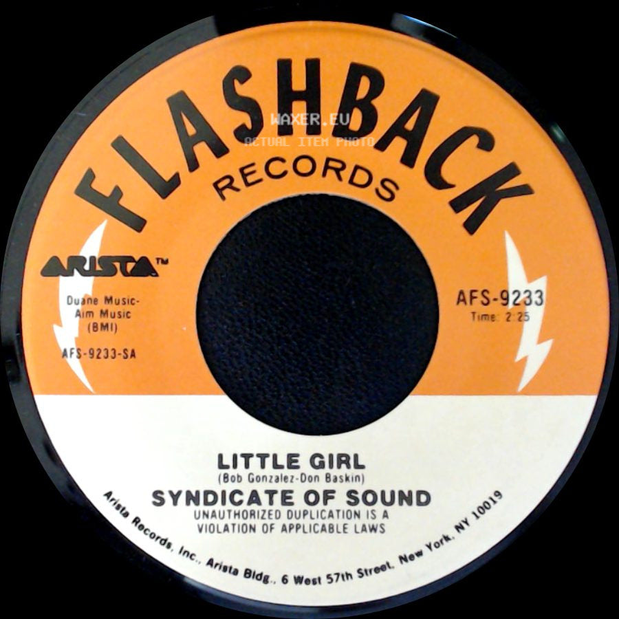 Crazy Elephant / Syndicate Of Sound - Gimme Gimme Good Lovin' / Little Girl side B