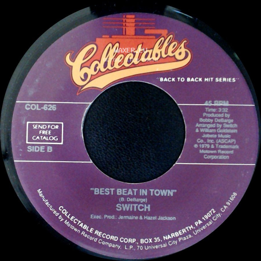 Switch - There'll Never Be / Best Beat In Town side B