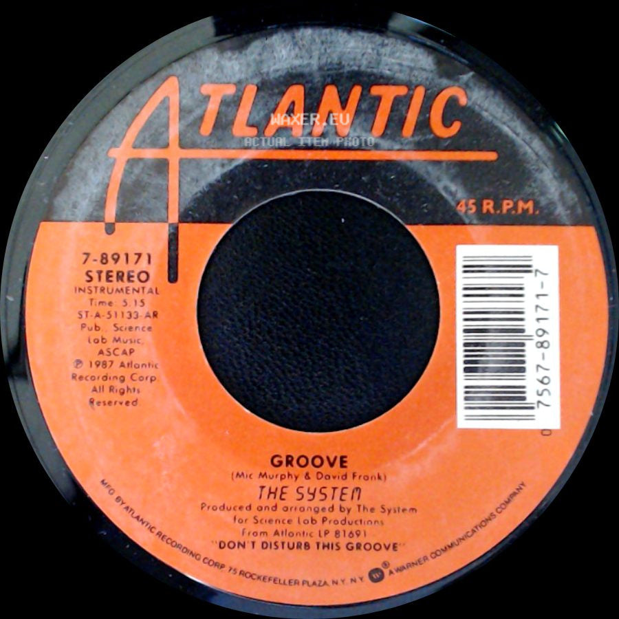 The System - Groove / House Of Rhythm side A