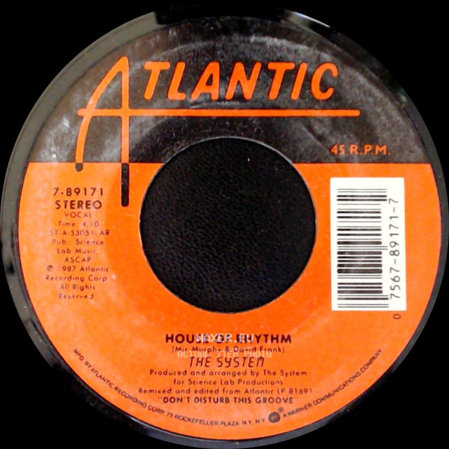The System - Groove / House Of Rhythm side B