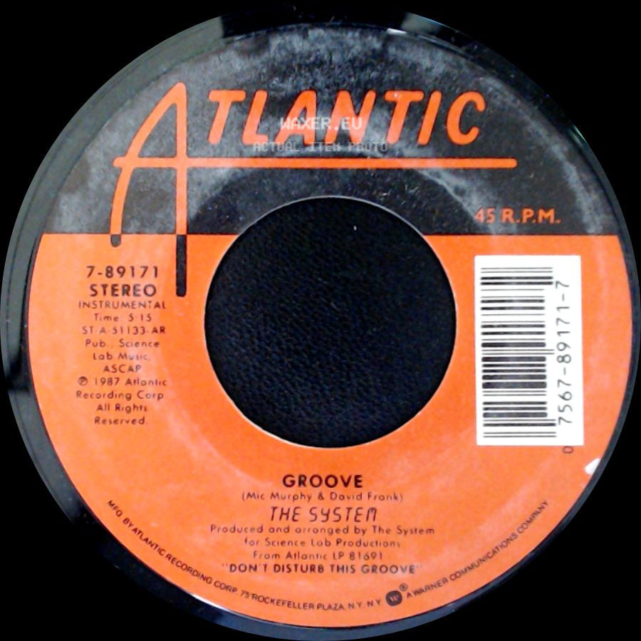 The System - Groove / House Of Rhythm side A