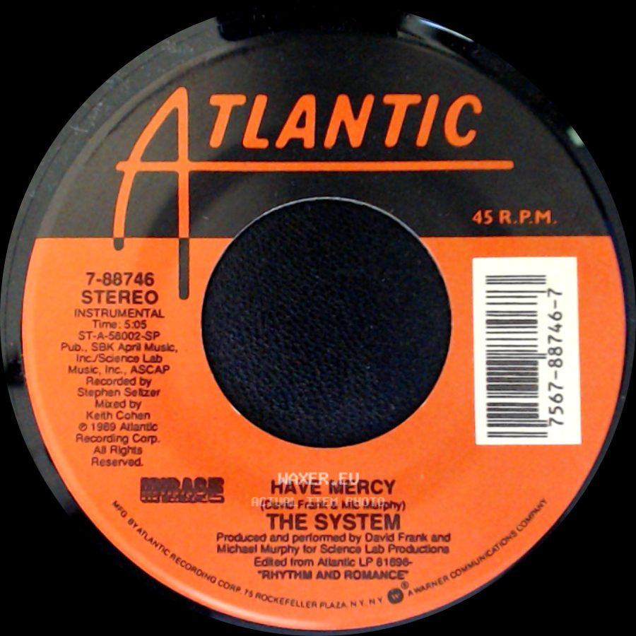 The System - Have Mercy / Have Mercy side B