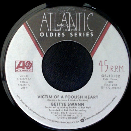 Jackie Moore / Bettye Swann - Time / Victim Of A Foolish Heart side B