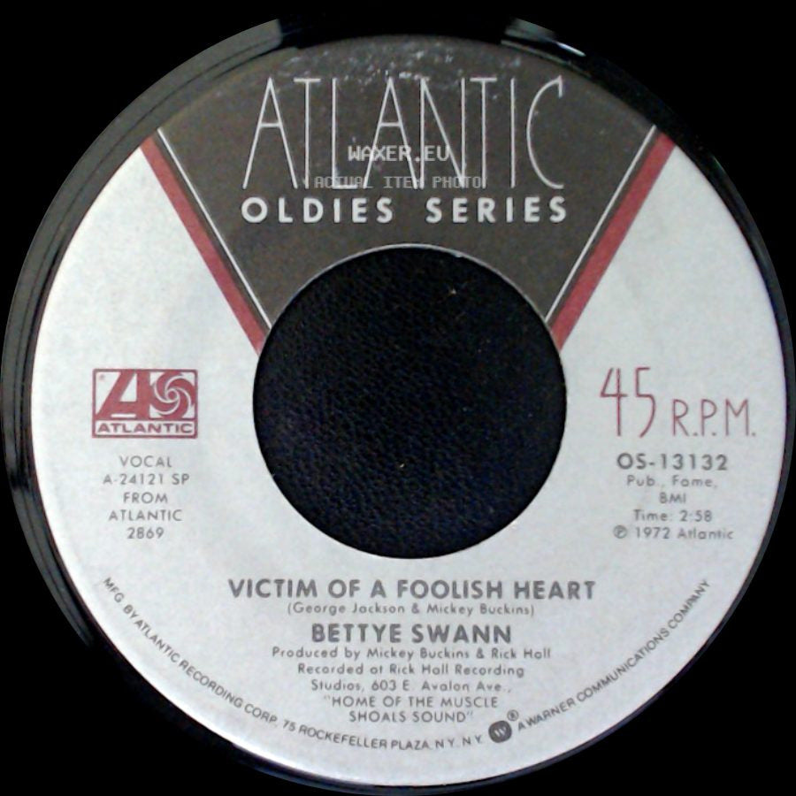 Jackie Moore / Bettye Swann - Time / Victim Of A Foolish Heart side B