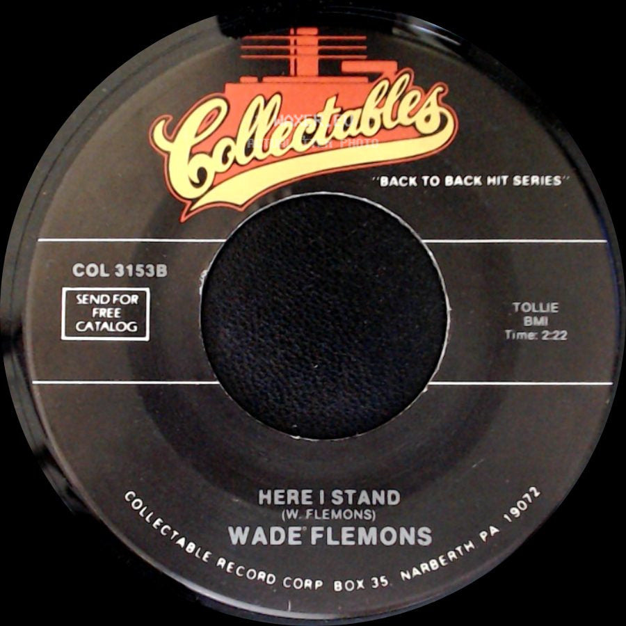 Wade Flemons / Bettye Swann - Here I Stand / Make Me Yours side A