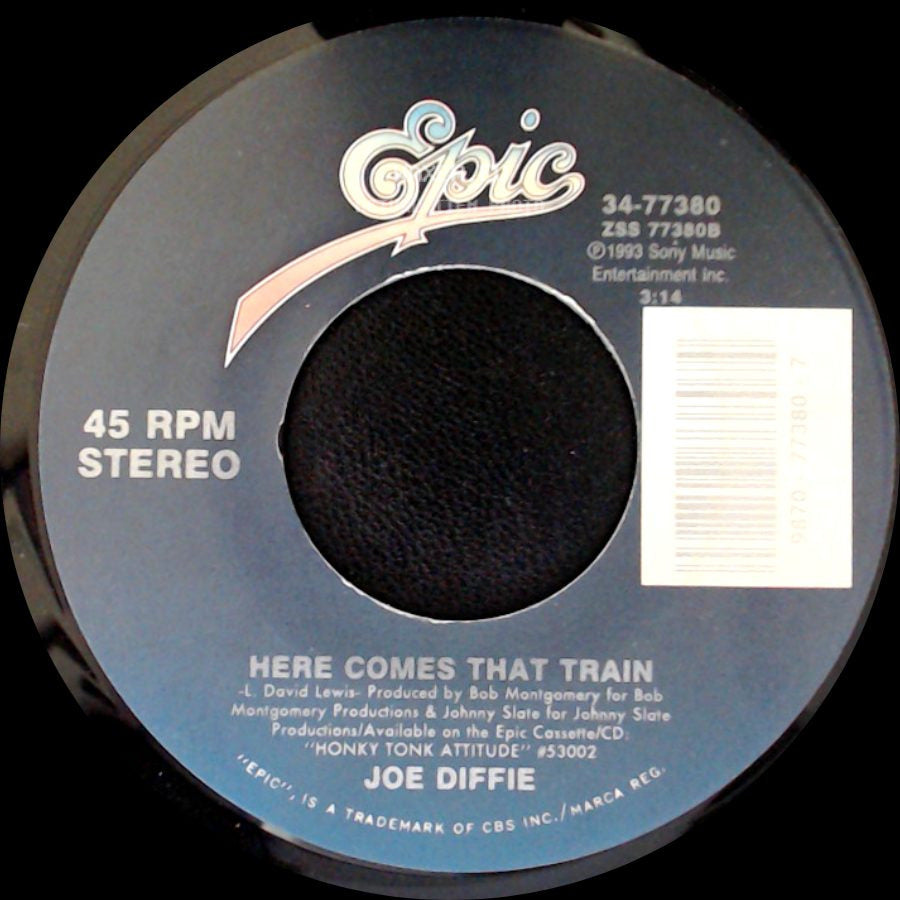 Joe Diffie - In My Own Backyard / Here Comes That Train side B