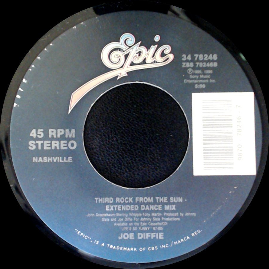 Joe Diffie - Third Rock From The Sun - Extended Dance Mix / C-O-U-N-T-R-Y side A