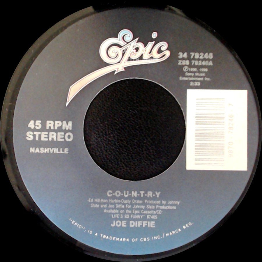 Joe Diffie - Third Rock From The Sun - Extended Dance Mix / C-O-U-N-T-R-Y side B