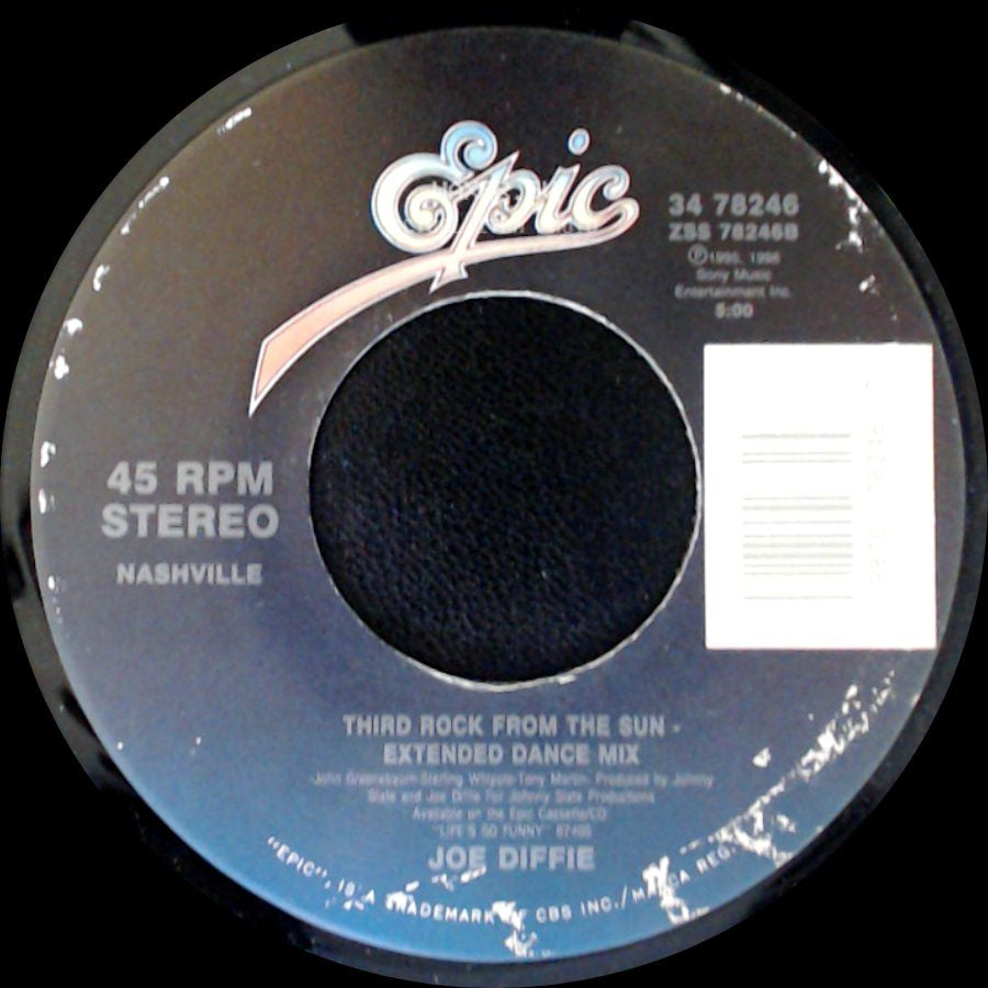 Joe Diffie - C-O-U-N-T-R-Y / Third Rock From The Sun - Extended Dance Mix side B