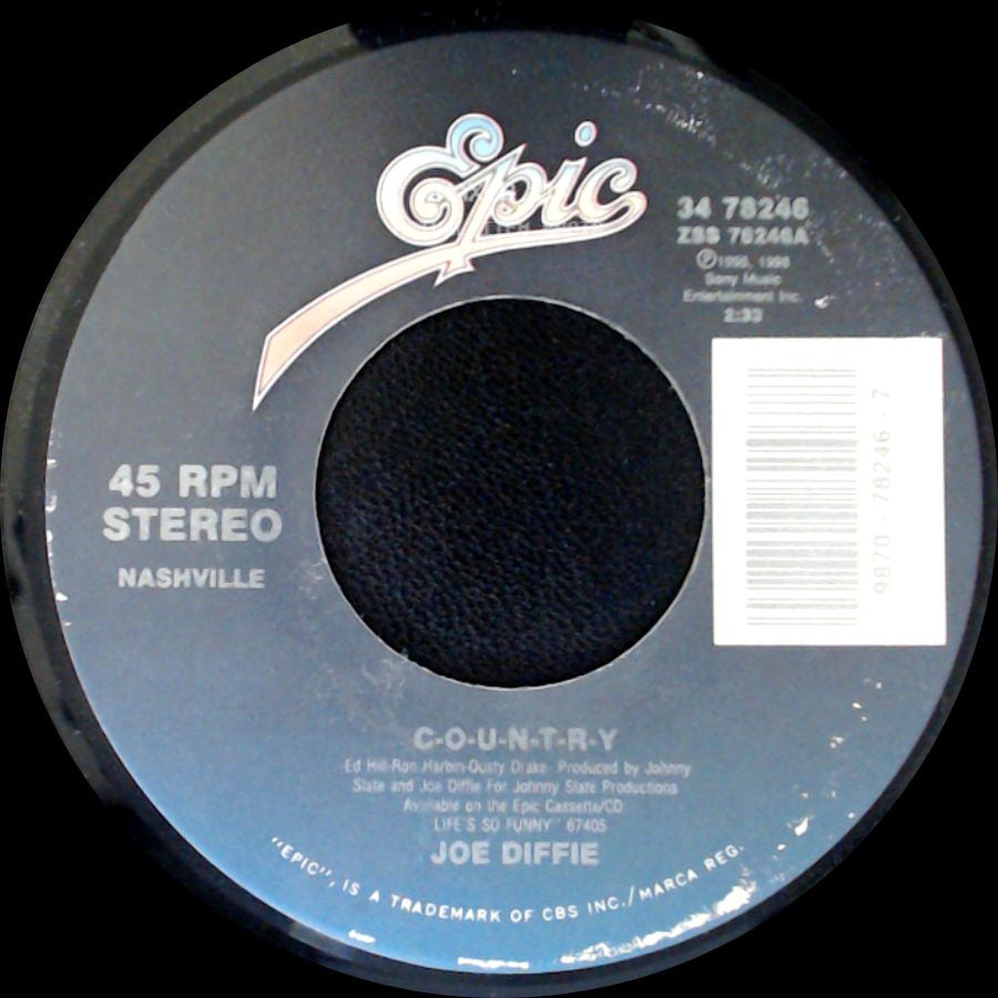 Joe Diffie - Third Rock From The Sun - Extended Dance Mix / C-O-U-N-T-R-Y side B