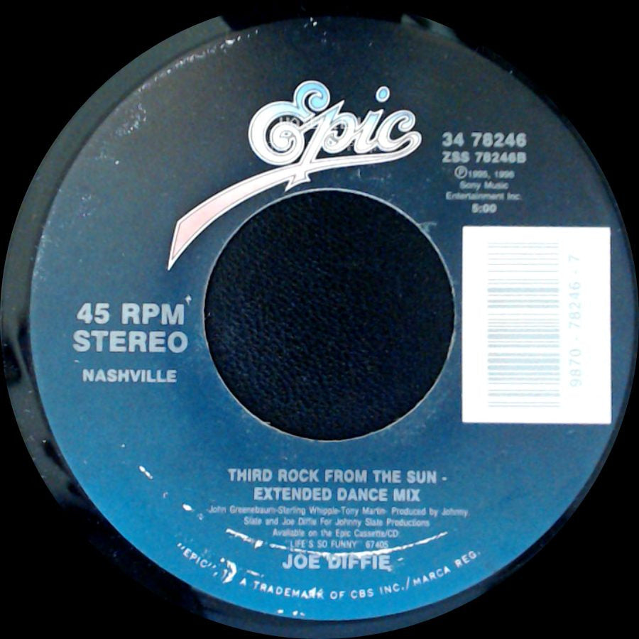 Joe Diffie - Third Rock From The Sun - Extended Dance Mix / C-O-U-N-T-R-Y side A