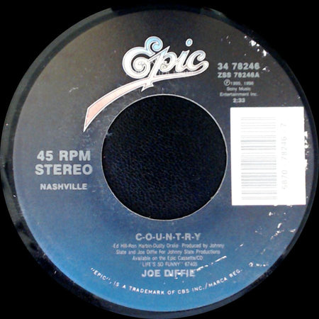 Joe Diffie - Third Rock From The Sun - Extended Dance Mix / C-O-U-N-T-R-Y side B