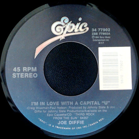 Joe Diffie - I'm In Love With A Capital "U" / Wild Blue Yonder side A