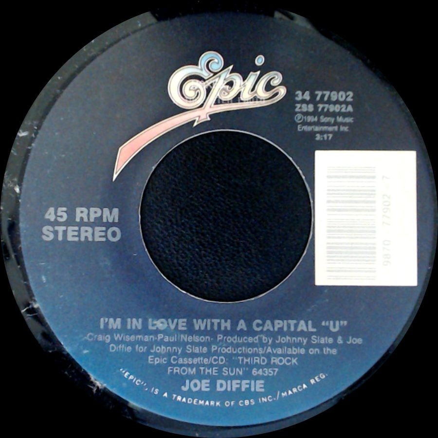 Joe Diffie - I'm In Love With A Capital "U" / Wild Blue Yonder side A