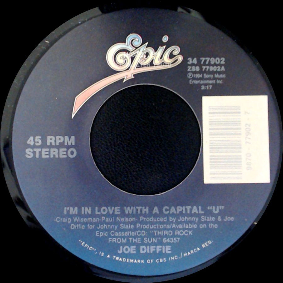 Joe Diffie - I'm In Love With A Capital "U" / Wild Blue Yonder side A