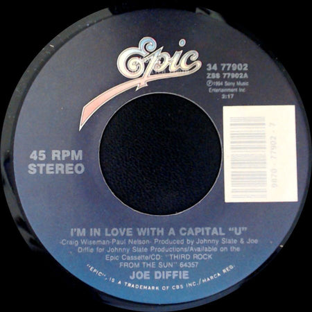 Joe Diffie - I'm In Love With A Capital "U" / Wild Blue Yonder side A