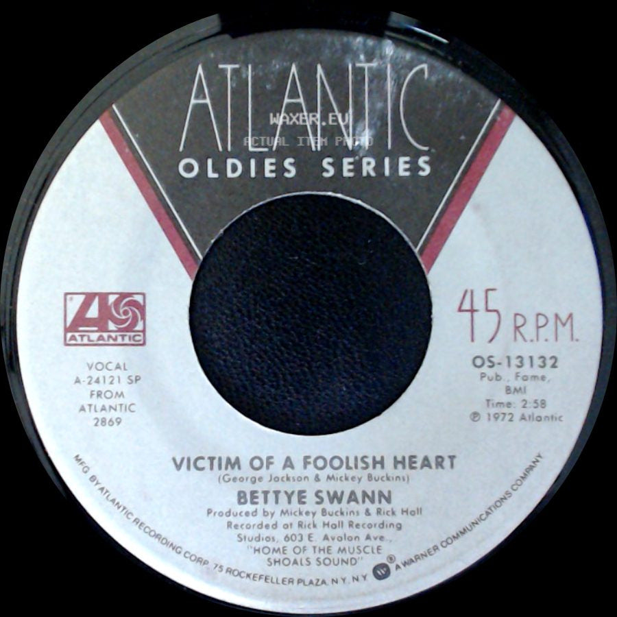 Bettye Swann / Jackie Moore - Victim Of A Foolish Heart / Time side A