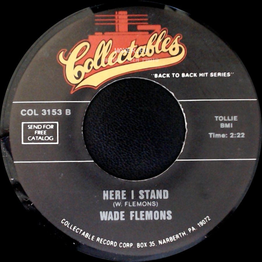 Wade Flemons / Bettye Swann - Here I Stand / Make Me Yours side A