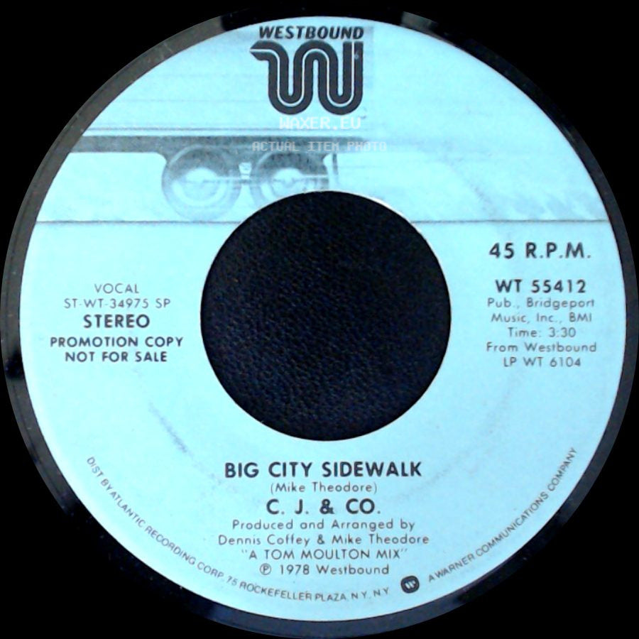 C. J. & Co. - Big City Sidewalk / Big City Sidewalk side A