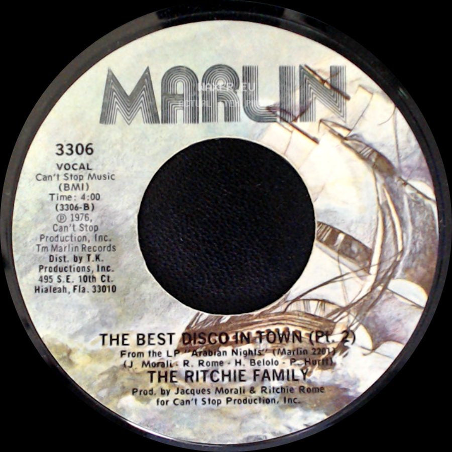 The Ritchie Family - The Best Disco In Town (Pt. 2) / The Best Disco In Town side A