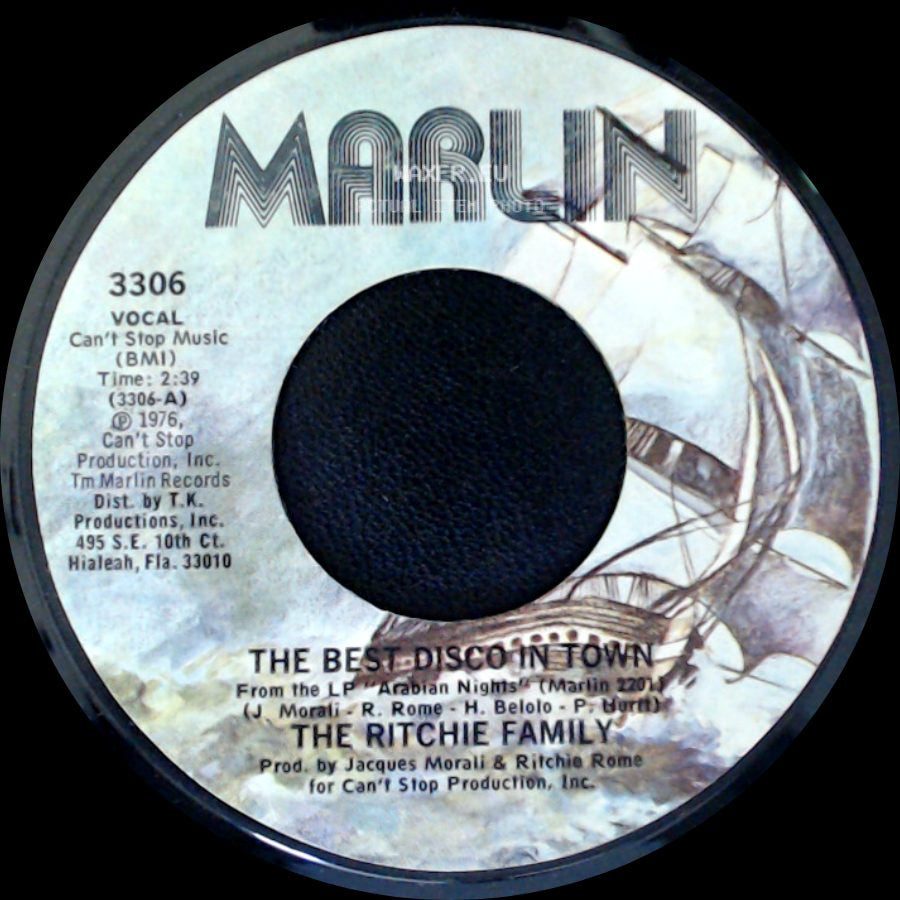 The Ritchie Family - The Best Disco In Town (Pt. 2) / The Best Disco In Town side B