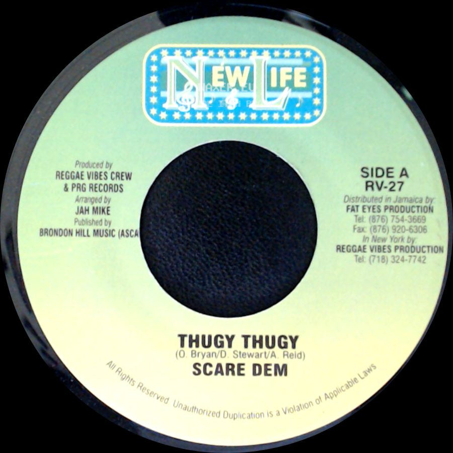 Thugy Thugy - Scare Dem / Get Away Flex Version side A