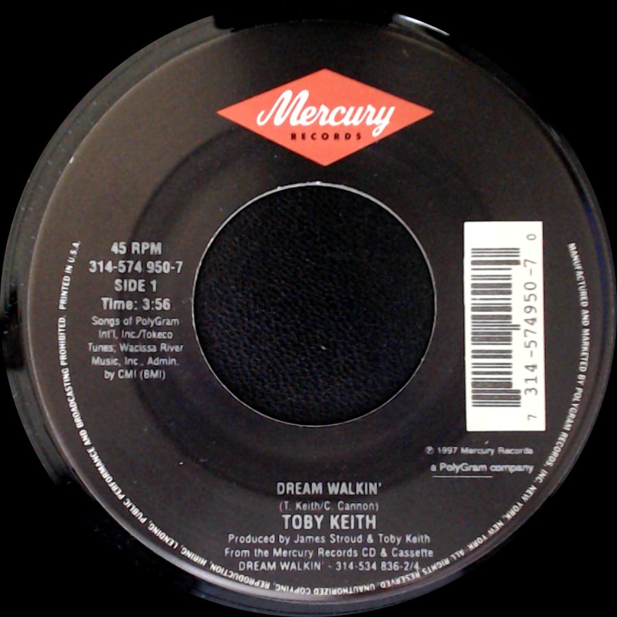 Toby Keith - Dream Walkin' / Strangers Again side A