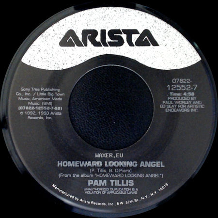 Pam Tillis - Homeward Looking Angel / Cleopatra, Queen Of Denial side A