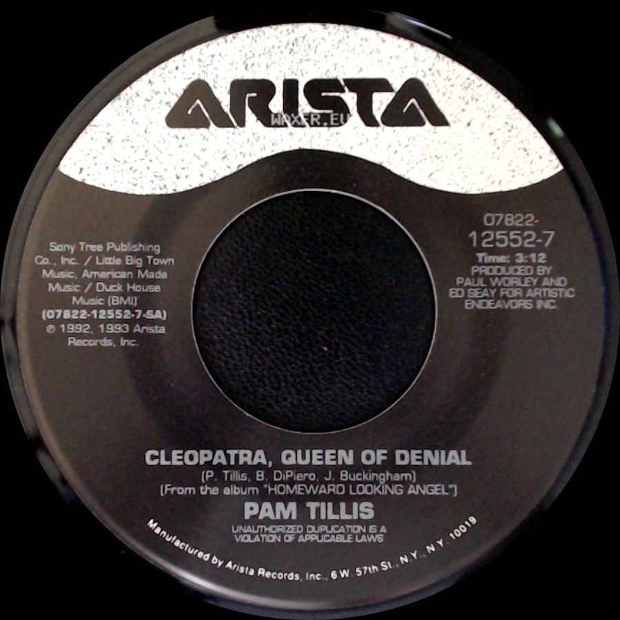 Pam Tillis - Homeward Looking Angel / Cleopatra, Queen Of Denial side B