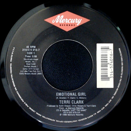 Terri Clark - Emotional Girl / Something In The Water side A