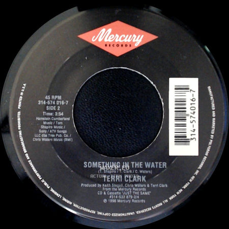 Terri Clark - Emotional Girl / Something In The Water side B