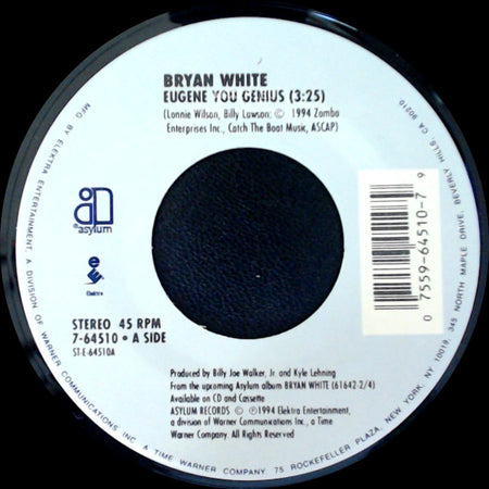 Bryan White - Eugene You Genius / Going, Going, Gone (3:24) side A