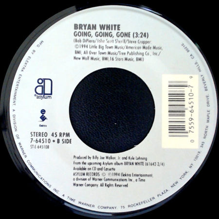 Bryan White - Eugene You Genius / Going, Going, Gone (3:24) side B