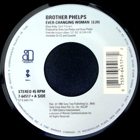 Brother Phelps - Ever-Changing Woman / Watch Your Step side A