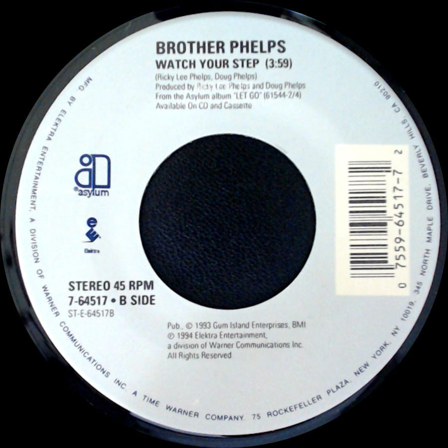 Brother Phelps - Ever-Changing Woman / Watch Your Step side B