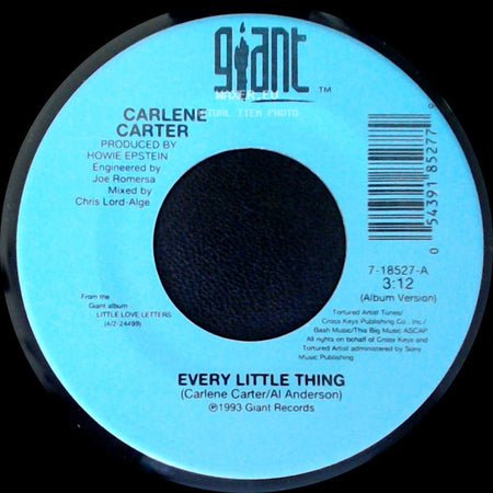 Carlene Carter - Long Hard Fall / Every Little Thing side B